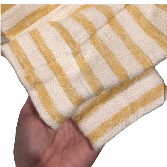 Caslon (Nordstrom) Yellow/White Sweatshirt - Picture 4 of 8